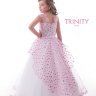 Платье бальное TRINITY bride арт.TG0284 белый-малиновый