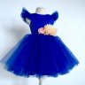 Платье праздничное Little Ballerina королевский синий арт. 01933
