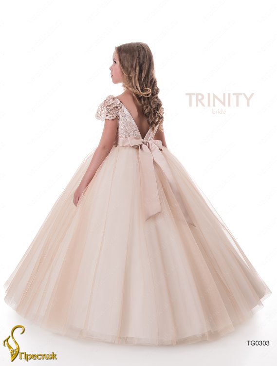 Платье бальное TRINITY bride арт.TG0303 капучино