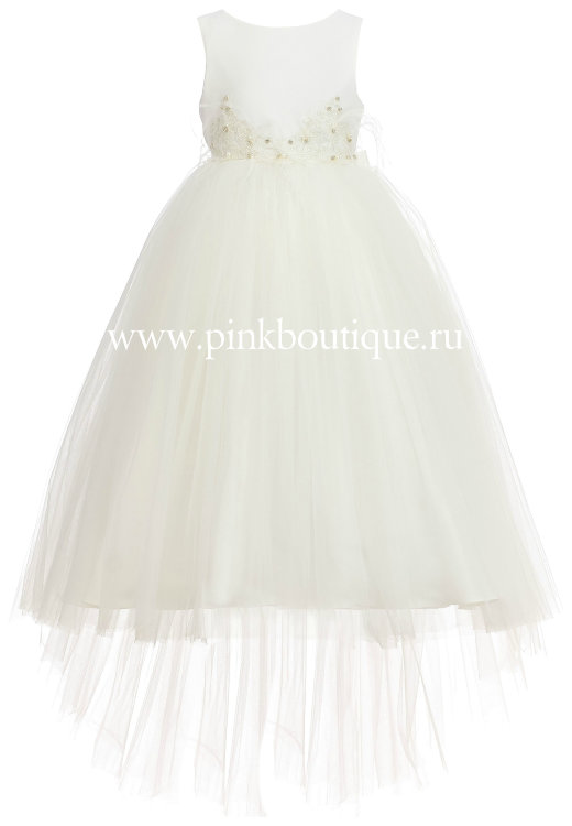 Платье + заколка Beggi "Церемония" арт. B-8454 белый