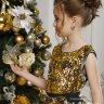 Комплект праздничный (юбка, блузка) "Ирэн" арт.944 золото/серебро