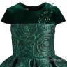 Платье Piccino Bellino "Изольда" жаккард арт. 0385 зеленый