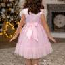 Платье праздничное "Пушинка" арт.0616 розовое
