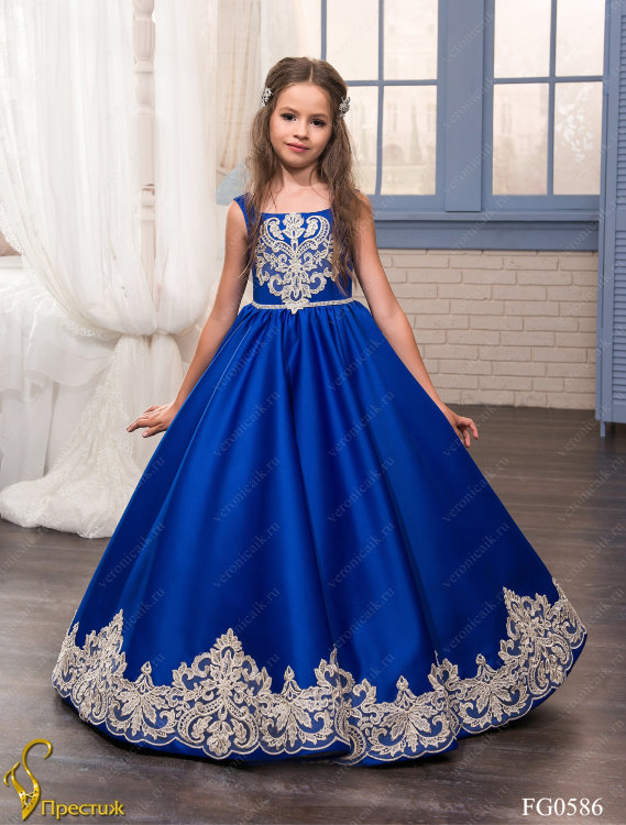 Платье бальное TRINITY bride арт.FG0586 королевский синий