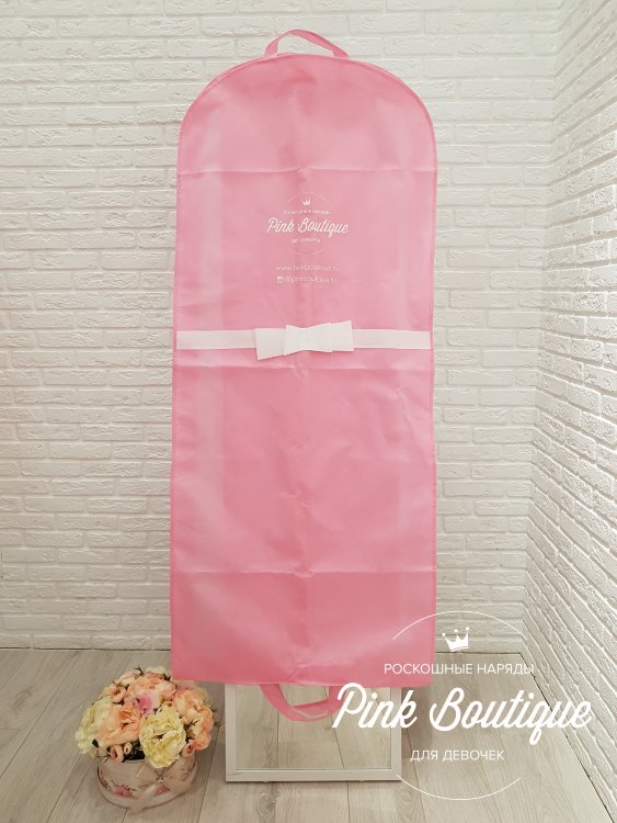 Чехол для платьев "Pink boutique" 60х140см арт.375 розовый
