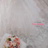 Платье бальное со шлейфом "Беатрис" арт.0211 белый