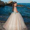 Платье бальное TRINITY bride арт.TG0363 капучино-бирюзовый