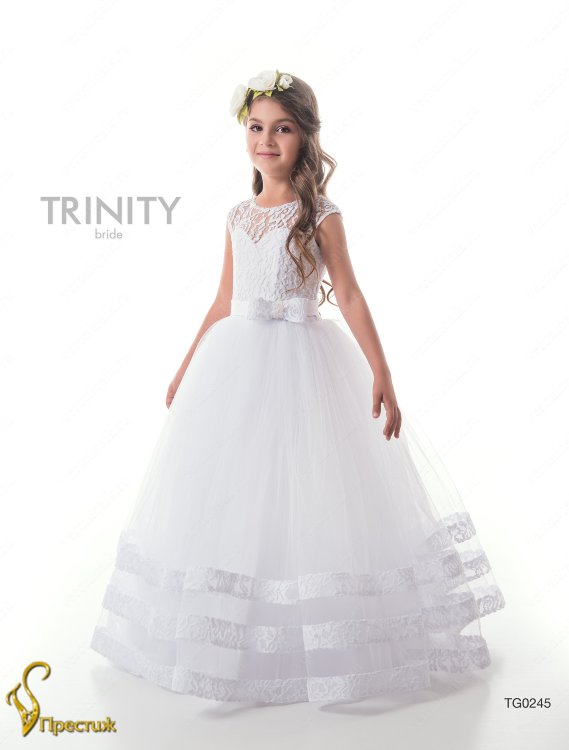 Платье бальное "Виталина" арт.0245 белоснежный