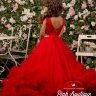 Платье бальное "Лоурен" арт.0095 красное 