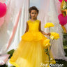 Платье бальное "Инесса" арт.0167 желтое
