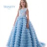 Платье бальное со шлейфом TRINITY bride FG0168 голубой