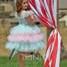  Платье праздничное TRINITY bride арт.TG0473 цвет мяты-розовый