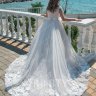 Платье бальное со шлейфом TRINITY bride арт.TG0366 молочный-капучино