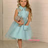 Платье в рэтро стиле "Твигги" в комплекте сумочка, ободок, подъюбник, пояс арт.LS-0420 ментол