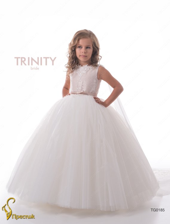  Платье праздничное TRINITY bride арт.TG0185 молочный