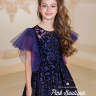 Платье бальное "Дебора" арт.0275 фиолетовое