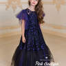 Платье бальное "Дебора" арт.0275 фиолетовое