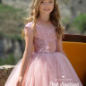 Платье бальное со шлейфом TRINITY bride арт.TG0445 розовый