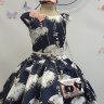 Платье Lila Style "Балерина" в комплекте: сумочка, перчатки, ободок, пояс, цвет синий арт.LS-050