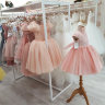 Платье дизайнерское "Little Ballerina" цвет розовая пудра арт. 345
