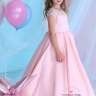 Платье бальное атласное LULU "Амелия" арт.00192 розовое