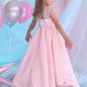 Платье бальное атласное LULU "Амелия" арт.00192 розовое