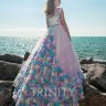 Платье бальное со шлейфом TRINITY bride арт.TG0376 розовый