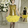 Платье с двухсторонними пайетками "Дейзи" арт.406 золотое