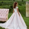 Платье бальное со шлейфом TRINITY bride арт.TG0430 пудра