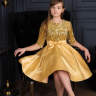  Платье праздничное "Амалия" арт.0121 золото
