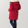 Зимняя парка для девочки Jan Steen (био-пух) арт. H1115 бордовый