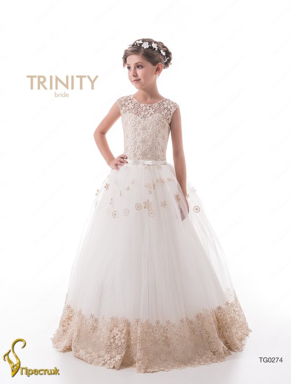 Платье бальное TRINITY bride TG0274 молочный-капучино