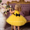 Платье праздничное "Паула" арт.0232 желтый/черный