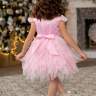 Платье праздничное "Ёлочка" арт.0615 розовое