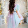 Платье праздничное для девочки Pink Marie "Аврора" арт. 1021 радужное