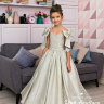 Платье бальное со шлейфом "Моника" арт.0243 фиалковый