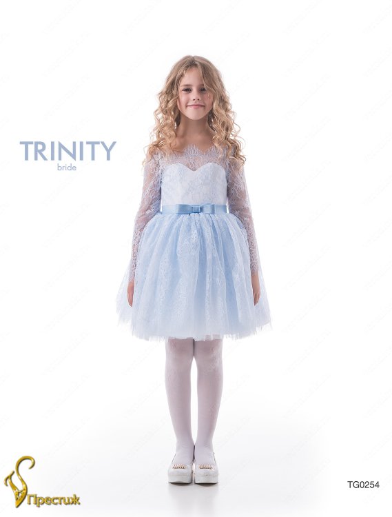 Платье праздничное TRINITY bride арт.TG0254 голубой