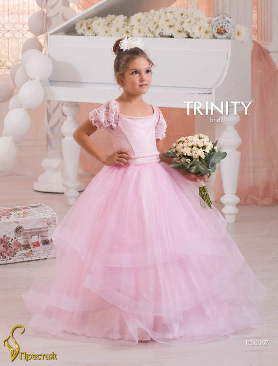  Платье бальное TRINITY bride арт.TG0057 розовый