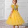 Платье праздничное "Лавиния" арт.0276 желтое