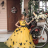 Платье бальное "Фея бабочек" арт.0078 цвет на выбор