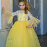 Платье бальное "Бэль" арт.0279 желтое
