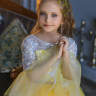 Платье бальное "Бэль" арт.0279 желтое