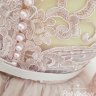 Платье праздничное со шлейфом "Лолита" арт.0151 розовое