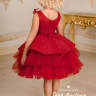 Платье праздничное "Кармелита" арт.0280 красное