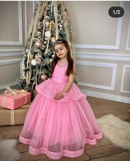 Платье бальное "Инесса" арт.0167 розовый