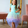 Платье нарядное для девочки Pink Marie "Принцесса Сердечко" мятное арт. 2321 