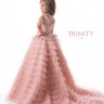 Платье бальное со шлейфом TRINITY bride арт.FG0167 сиреневый