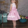 Платье "Арина" + ободок + сумочка + перчатки,  розовое арт.LS-036