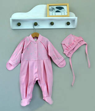 SALE! Комплект для новорожденных BABY BOOME арт.КН27-И розовый 62см (3-6мес) 