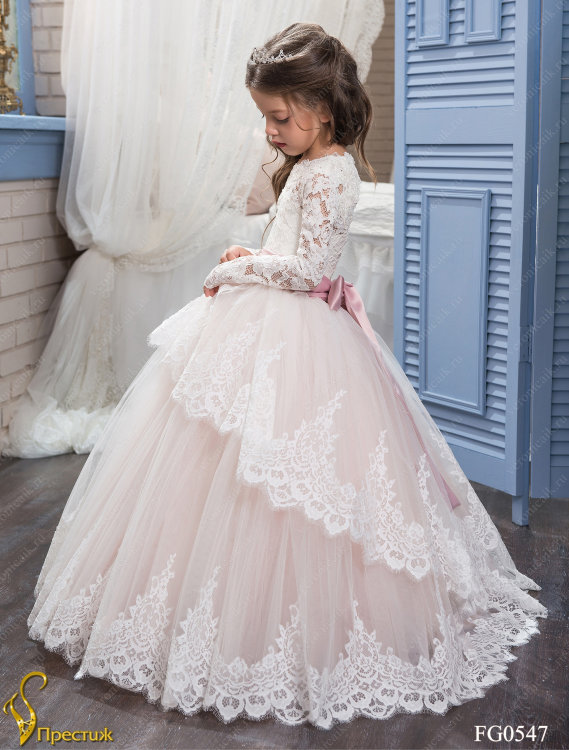 Платье бальное TRINITY bride арт.FG0547 молочный-пудра